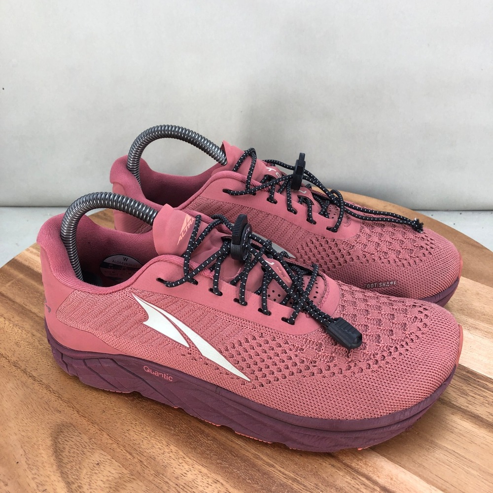 Altra Torin 4.5 Plush Womens Running Shoes Pink ALOA4VR2611 Size 7.5 Lock Laces